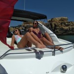 Hen do boat trip in the Algarve