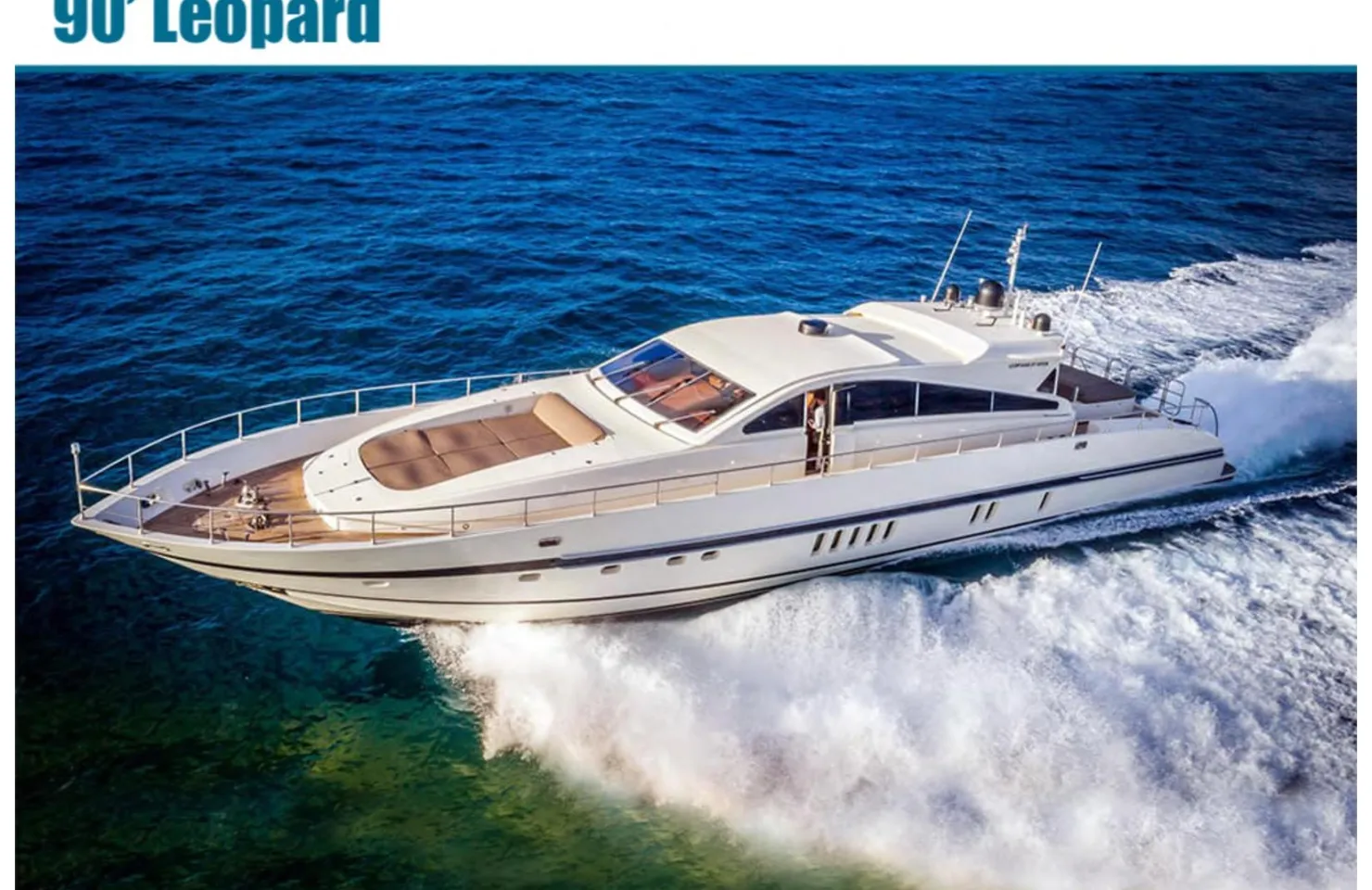 Leopard luxury yacht hire in Miami