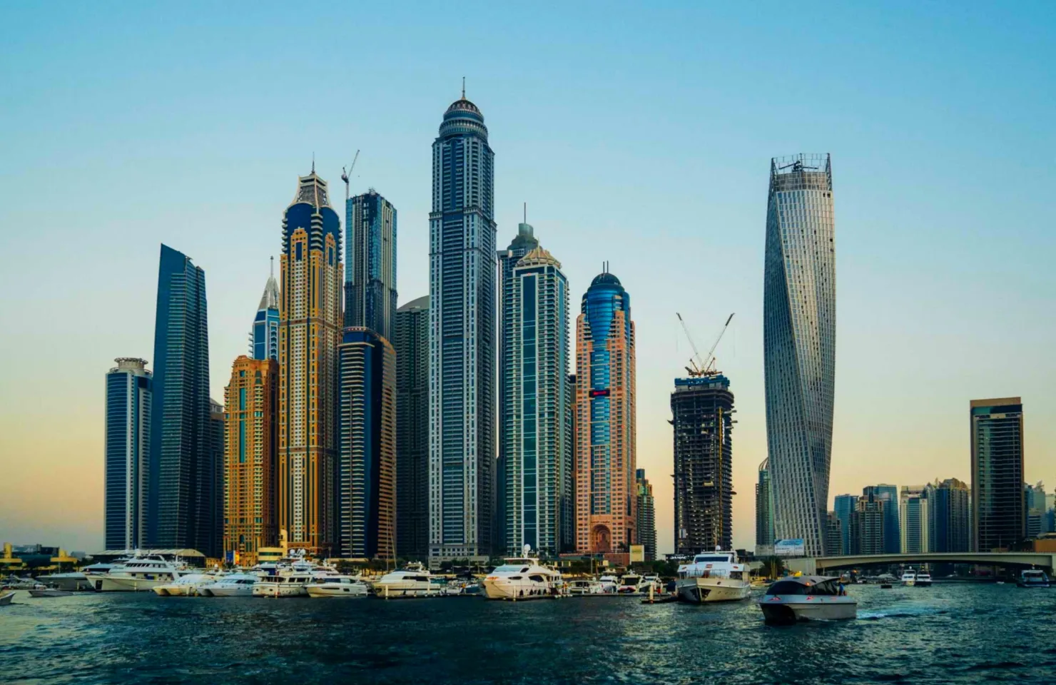 Dubai Skyline and Marina