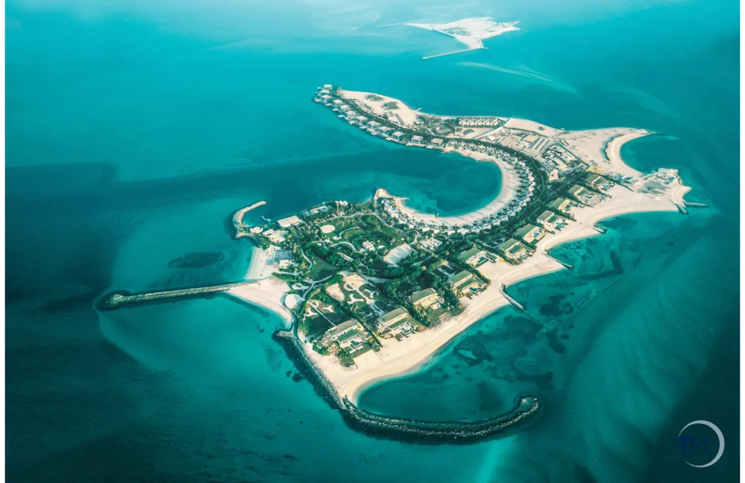 Zaya Nurai Island UAE by boat