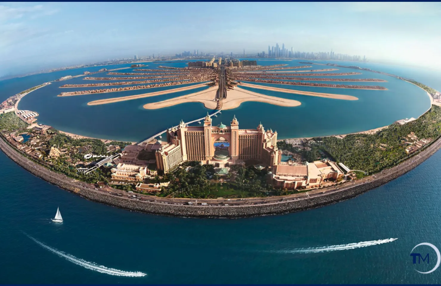 Palmeira do Dubai e Atlantis